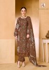 Royale Grace By Alok Cambric Cotton Dress Material